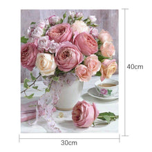 Load image into Gallery viewer, Warm Flowers 40*30CM(Canvas) Full Round Drill Diamond Painting