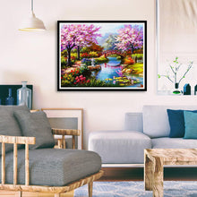 Load image into Gallery viewer, Park View 40*30CM(Canvas) Full Round Drill Diamond Painting