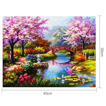 Load image into Gallery viewer, Park View 40*30CM(Canvas) Full Round Drill Diamond Painting