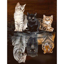 Load image into Gallery viewer, Inverted Animal 55*45CM(Canvas) Full Round Drill Diamond Painting