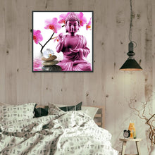 Load image into Gallery viewer, Buddha 30*30CM(Canvas) Full Round Drill Diamond Painting