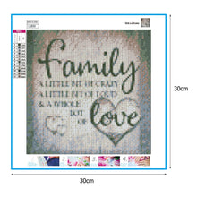 Load image into Gallery viewer, Family Round Full Drill Diamond Painting 30X30CM(Canvas)