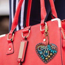 Load image into Gallery viewer, 5pcs DIY Full Special Shaped Love Heart Diamond Painting Keychain Pendant