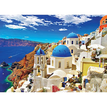 Load image into Gallery viewer, Santorini 40*30CM(Canvas) Full Round Drill Diamond Painting