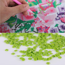 Load image into Gallery viewer, Blue Peafowl 40x30cm(canvas) full round drill diamond painting