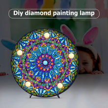Load image into Gallery viewer, DIY Mandala Diamond Painting Light Embroidery Full Special Drill LED Lamp