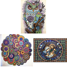 Load image into Gallery viewer, Abstract 40*30CM(Canvas) Special Shaped Drill Diamond Painting