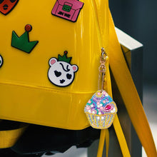 Load image into Gallery viewer, 4pcs DIY Keychain Diamond Painting Cake Ice Cream Key Ring Pendant Gift