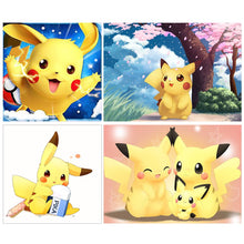 Load image into Gallery viewer, Pikachu Full Round Drill Diamond Painting