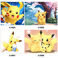 Load image into Gallery viewer, Pikachu Full Round Drill Diamond Painting