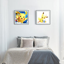 Load image into Gallery viewer, Pikachu Full Round Drill Diamond Painting