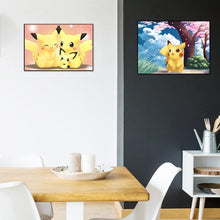Load image into Gallery viewer, Pikachu Full Round Drill Diamond Painting