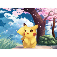 Load image into Gallery viewer, Pikachu Full Round Drill Diamond Painting