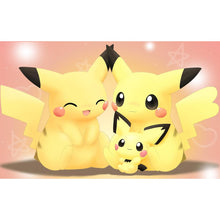 Load image into Gallery viewer, Pikachu Full Round Drill Diamond Painting