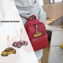 Load image into Gallery viewer, 5pcs DIY Car Full Drill Special Shaped Diamond Painting Keychains Pendant