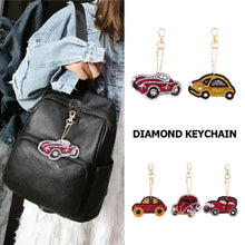 Load image into Gallery viewer, 5pcs DIY Car Full Drill Special Shaped Diamond Painting Keychains Pendant