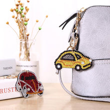 Load image into Gallery viewer, 5pcs DIY Car Full Drill Special Shaped Diamond Painting Keychains Pendant