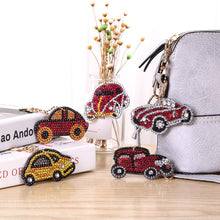 Load image into Gallery viewer, 5pcs DIY Car Full Drill Special Shaped Diamond Painting Keychains Pendant