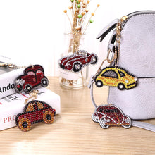 Load image into Gallery viewer, 5pcs DIY Car Full Drill Special Shaped Diamond Painting Keychains Pendant