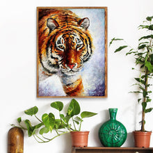 Load image into Gallery viewer, Tiger 40*30CM(Canvas) Full Round Drill Diamond Painting