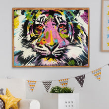 Load image into Gallery viewer, Tiger 40*30CM(Canvas) Full Round Drill Diamond Painting