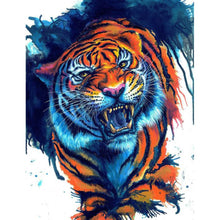 Load image into Gallery viewer, Tiger 40*30CM(Canvas) Full Round Drill Diamond Painting