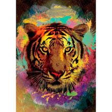 Load image into Gallery viewer, Tiger 40*30CM(Canvas) Full Round Drill Diamond Painting