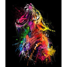 Load image into Gallery viewer, Tiger 40*30CM(Canvas) Full Round Drill Diamond Painting