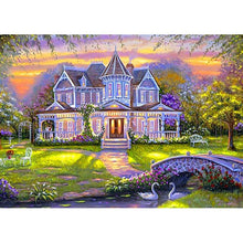 Load image into Gallery viewer, House 40*30CM(Canvas)-Full Round Drill Diamond Painting