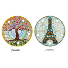 Load image into Gallery viewer, DIY Full Drill Diamond Painting Scenery Embroidery Special Shape LED Light
