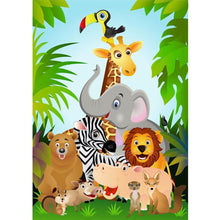 Load image into Gallery viewer, Cartoon Animal 40*30CM(Canvas) Full Round Drill Diamond Painting