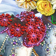Load image into Gallery viewer, Flower 30*40CM(Canvas) Special Shaped Drill Diamond Painting