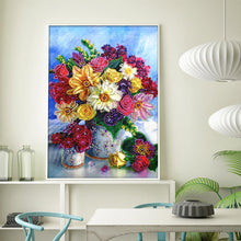 Load image into Gallery viewer, Flower 30*40CM(Canvas) Special Shaped Drill Diamond Painting