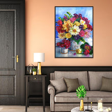 Load image into Gallery viewer, Flower 30*40CM(Canvas) Special Shaped Drill Diamond Painting