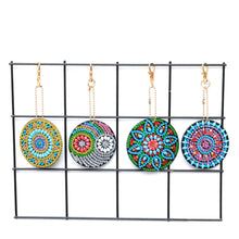 Load image into Gallery viewer, 4pcs DIY Full Special-Shaped Diamond Painting Bag Pendant Mandala Keychains