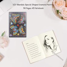 Load image into Gallery viewer, DIY Butterfly Special Shaped Diamond Painting 50 Pages A5 Notebook Notepad