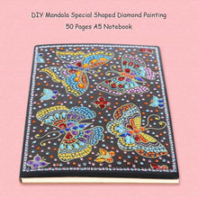 Load image into Gallery viewer, DIY Butterfly Special Shaped Diamond Painting 50 Pages A5 Notebook Notepad