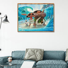 Load image into Gallery viewer, Moana 40*30 CM(Canvas)-Full Round Drill Diamond Painting