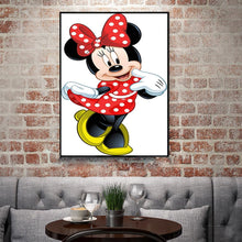 Load image into Gallery viewer, Minnie 40x30cm(canvas) full round drill diamond painting