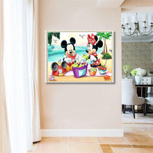 Load image into Gallery viewer, Mickey Mouse 30x40cm(canvas) full round drill diamond painting
