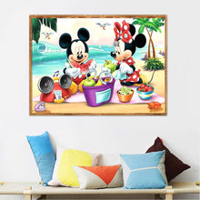 Load image into Gallery viewer, Mickey Mouse 30x40cm(canvas) full round drill diamond painting