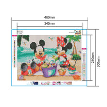 Load image into Gallery viewer, Mickey Mouse 30x40cm(canvas) full round drill diamond painting