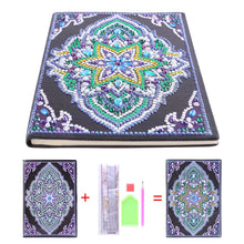 Load image into Gallery viewer, DIY Mandala Special Shaped Diamond Painting 50 Pages A5 Notebook Sketchbook