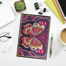 Load image into Gallery viewer, DIY Butterfly Special Shaped Diamond Painting 50 Pages A5 Sketchbook Gifts