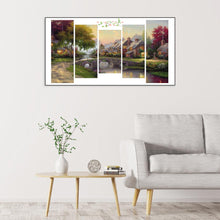 Load image into Gallery viewer, 5Pcs 95*45CM(Canvas) Full Round Drill Diamond Painting