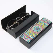Load image into Gallery viewer, DIY Diamond Painting Leather Sunglasses Box Portable Glasses Storage Case