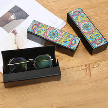 Load image into Gallery viewer, DIY Diamond Painting Leather Sunglasses Box Portable Glasses Storage Case