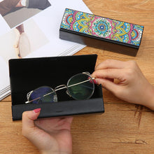 Load image into Gallery viewer, DIY Diamond Painting Leather Sunglasses Box Portable Glasses Storage Case