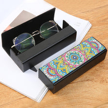 Load image into Gallery viewer, DIY Diamond Painting Leather Sunglasses Box Portable Glasses Storage Case