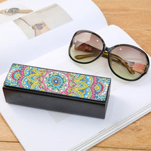Load image into Gallery viewer, DIY Diamond Painting Leather Sunglasses Box Portable Glasses Storage Case